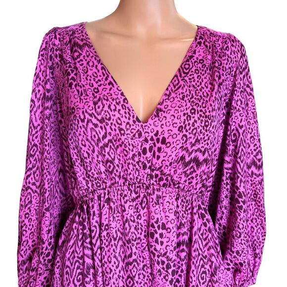 Lilly Pulitzer Deacon 3/4 Sleeve Dress Cerise Pink Pattern - Picture 6 of 9